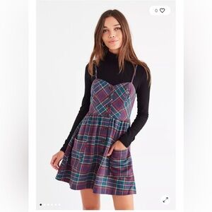 🆕NWT Urban Outfitters Plaid Dress Sz S